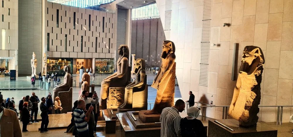 grand egyptian museum interior