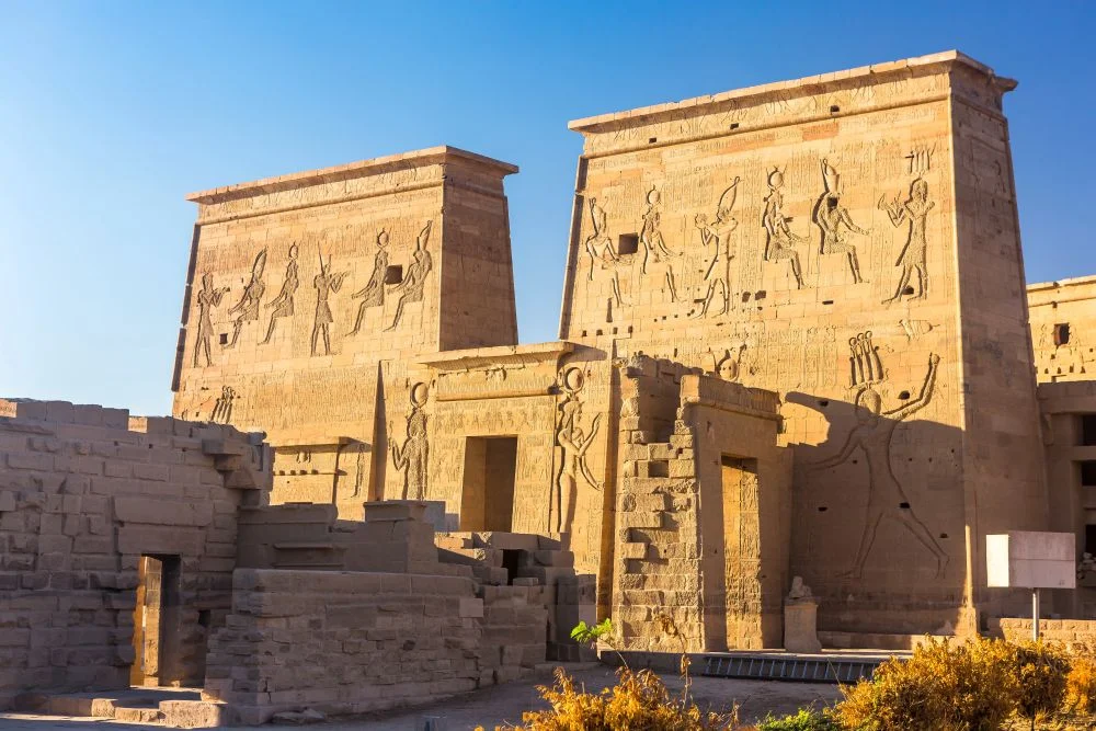 inside philae temple